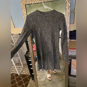 Top shop mini Grey sweater dress